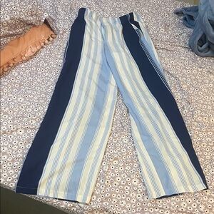 Forever 21 Blue and White Striped Pants